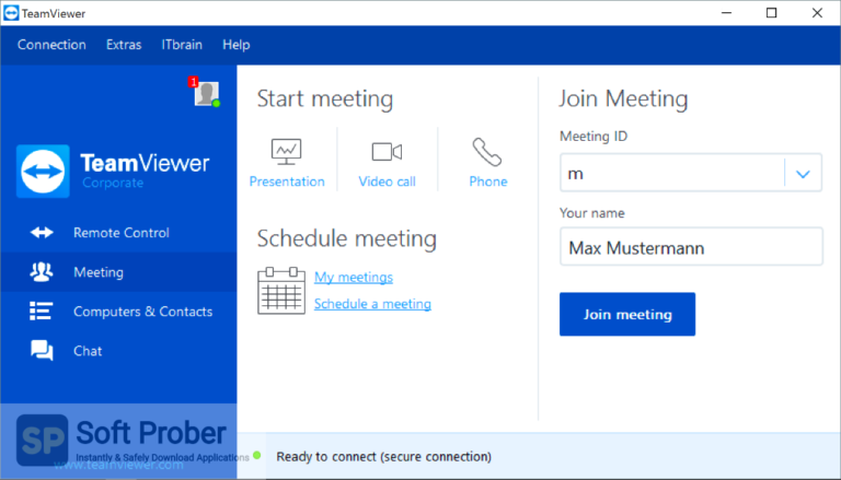 windows 7 start teamviewer client