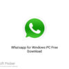 Whatsapp for Windows PC Free Download