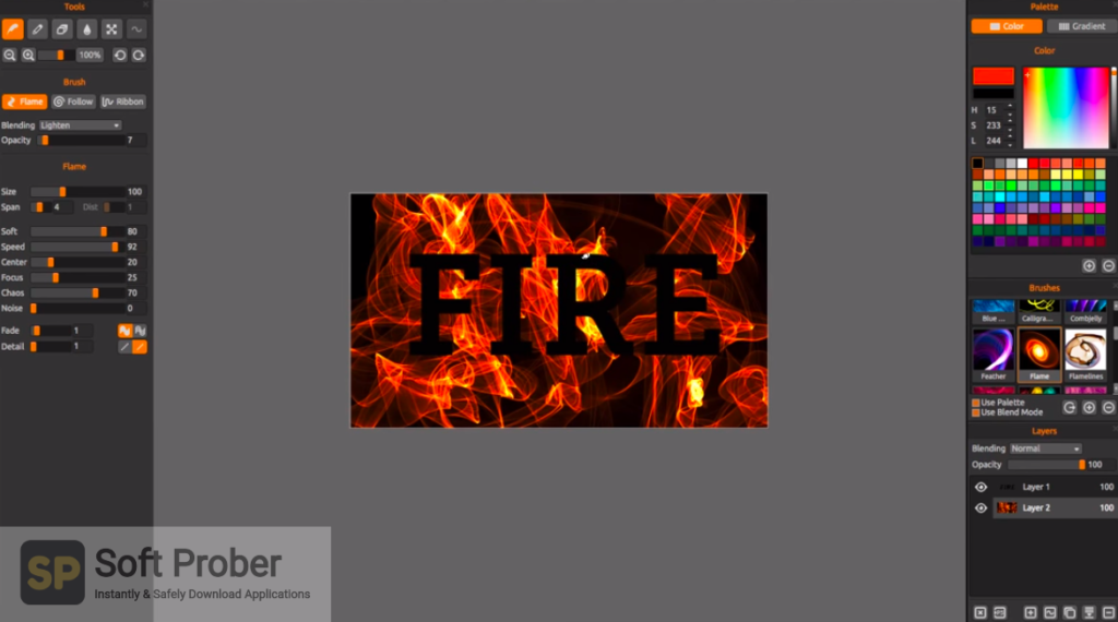 flame painter full free