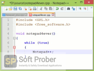 Notepad ++ 2019 Free Download-Softprober.com