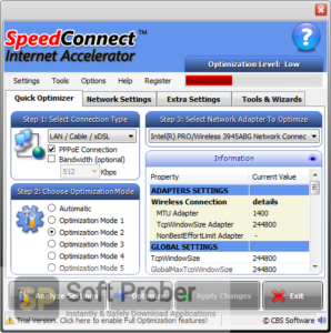 speedconnect internet accelerator v.10.0