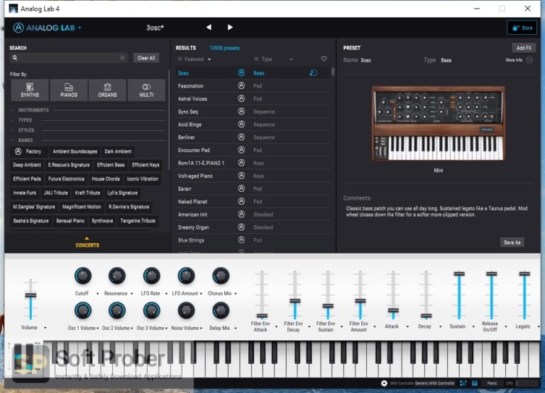 Arturia Analog Lab 5.7.3 download the new version for mac
