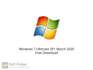 Windows 7 Ultimate SP1 March 2020 Offline Installer Download-Softprober.com