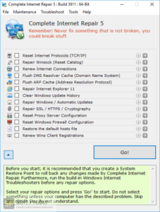 Complete Internet Repair 5 Direct Link Download-Softprober.com
