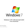 Windows 7 Ultimate SP1 April 2020 Free Download
