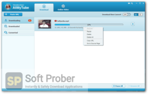 Wondershare AllMyTube 7.4.9.2 Direct Link Download-Softprober.com