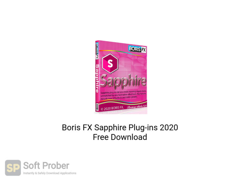 download the new version for apple Boris FX Sapphire Plug-ins 2024.0 (AE, OFX, Photoshop)