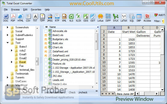 CoolUtils Total Excel Converter 2020 Offline Installer Download-Softprober.com