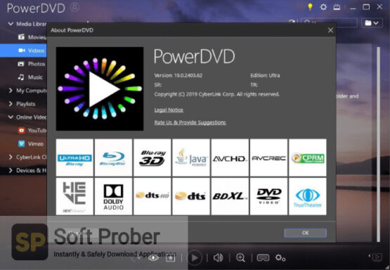 CyberLink PowerDVD Ultra 2020 Direct Link Download-Softprober.com