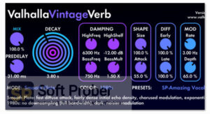 Valhalla VintageVerb 2020 Latest Version Download-Softprober.com