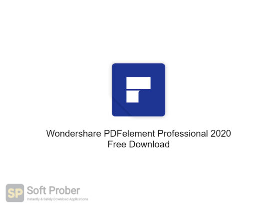 Wondershare PDFelement Professional 2020 Free Download-Softprober.com