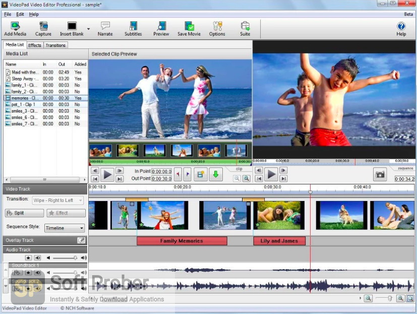 download the new for apple NCH VideoPad Video Editor Pro 13.67