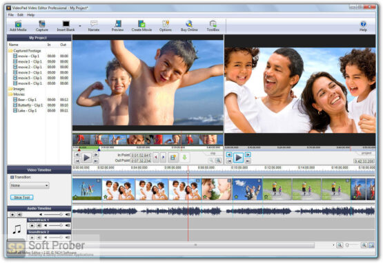 NCH VideoPad Video Editor Professional 2020 Offline Installer Download-Softprober.com