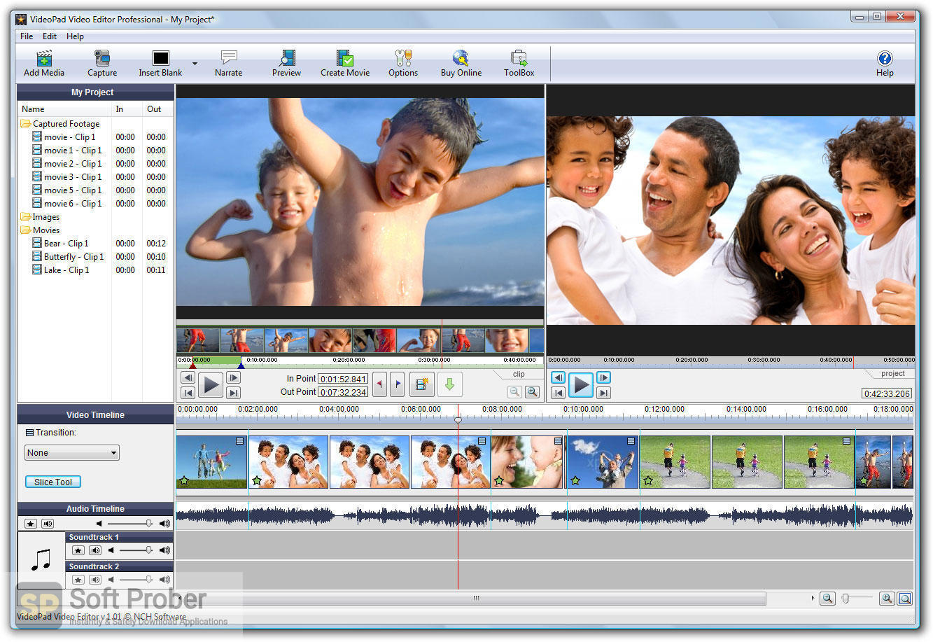 videopad video editor nch software