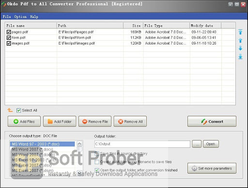 Okdo Pdf to All Converter Professional Offline Installer Download-Softprober.com