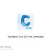 Autodesk Civil 3D 2021 Free Download