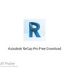 Autodesk ReCap Pro 2021 Free Download