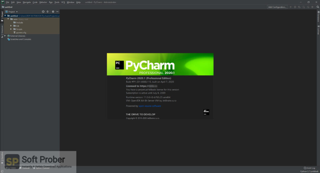creating a remote server with pycharm professional