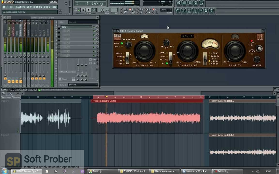 Score plugin. Kush Audio. Fatso VST.