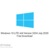 Windows 10 LITE 2020 Version 2004 July Free Download