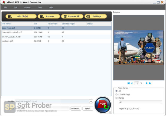 Xilisoft PDF to Word Converter 2020 Latest Version Download-Softprober.com