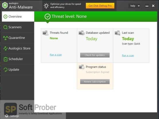 Auslogics Anti Malware 2020 Offline Installer Download-Softprober.com