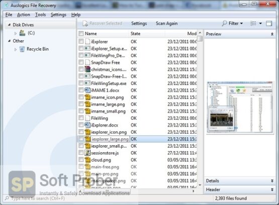 Auslogics File Recovery Professional 2020 Offline Installer Download-Softprober.com