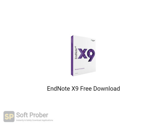 EndNote X9 Free Download-Softprober.com