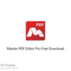 Master PDF Editor Pro 2020 Free Download