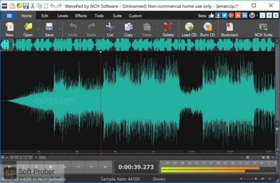 free instals NCH WavePad Audio Editor 17.57