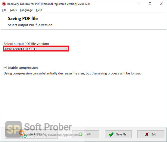 Recovery Toolbox for PDF 2020 Offline Installer Download-Softprober.com