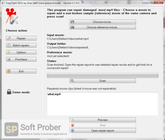 Video Repair Tool 2020 Offline Installer Download-Softprober.com