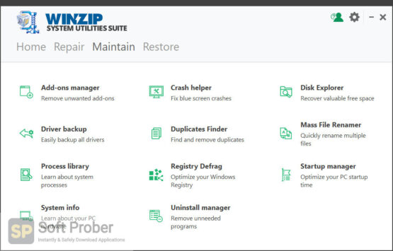WinZip System Utilities Suite 2020 Direct Link Download-Softprober.com
