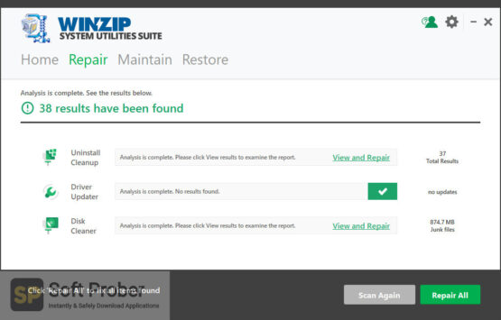 WinZip System Utilities Suite 2020 Offline Installer Download-Softprober.com