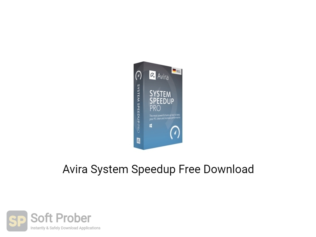 Avira System Speedup Pro 6.26.0.18 free instals