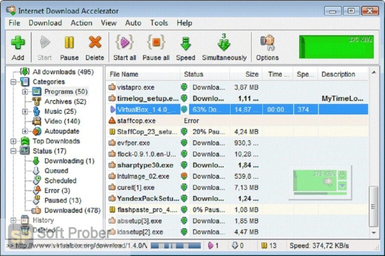 Internet Download Accelerator Pro 7.0.1.1711 instaling