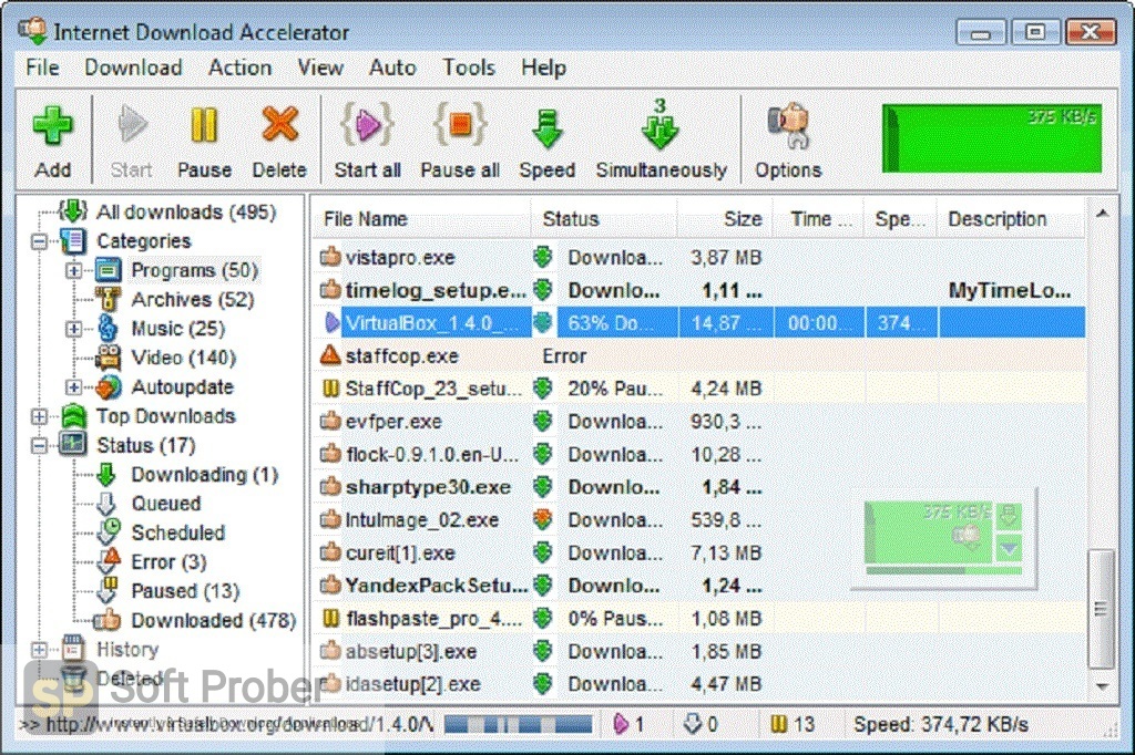 instaling Internet Download Accelerator Pro 7.0.1.1711