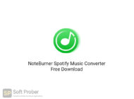NoteBurner Spotify Music Converter 2020 Free Download-Softprober.com