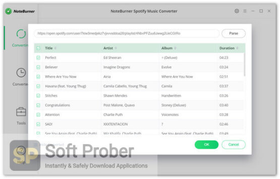 noteburner spotify music converter download mac
