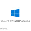Windows 10 20H1 Sep 2020 Free Download