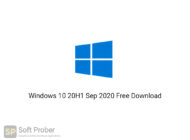 Windows 10 20H1 Sep 2020 Free Download-Softprober.com