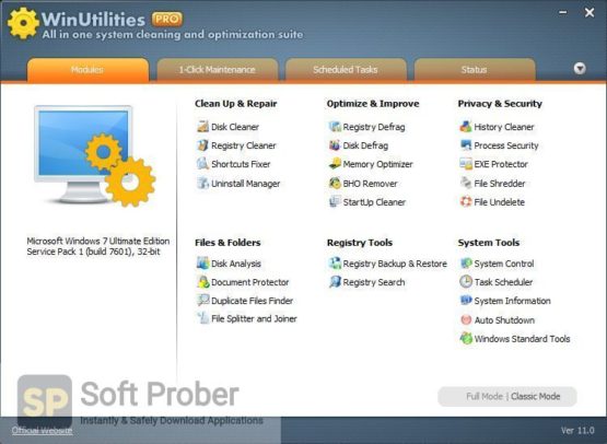 WinUtilities Professional 2020 Direct Link Download-Softprober.com