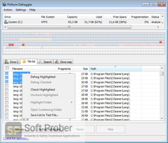 Defraggler Pro 2021 Direct Link Download-Softprober.com