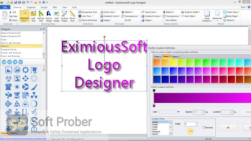 instaling EximiousSoft Logo Designer Pro 5.12