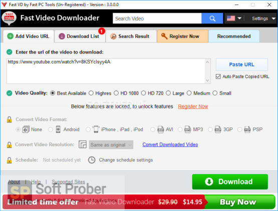 Fast Video Downloader 2021 Direct Link Download-Softprober.com