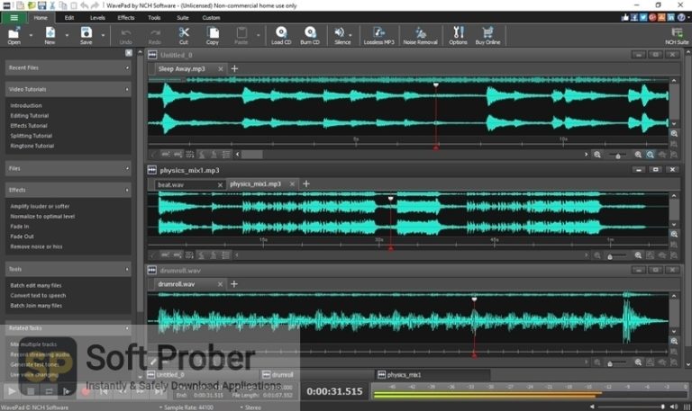 wavepad sound editor free downloads