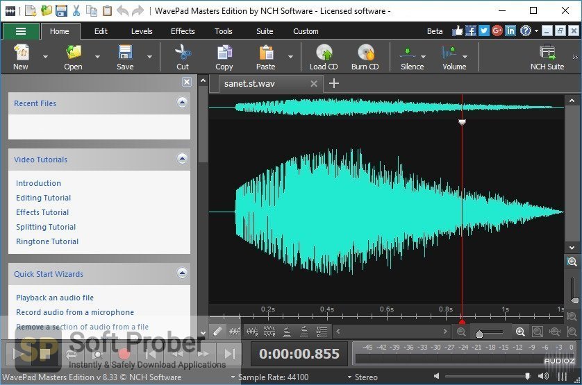 wavepad audio editor download
