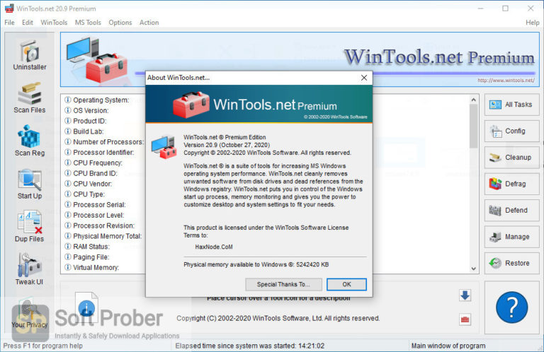WinTools net Premium 23.7.1 instal the new