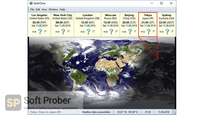 EarthTime 6.24.8 download the last version for windows