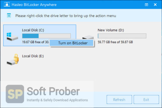 Hasleo BitLocker Anywhere Pro 2021 Offline Installer Download Softprober.com